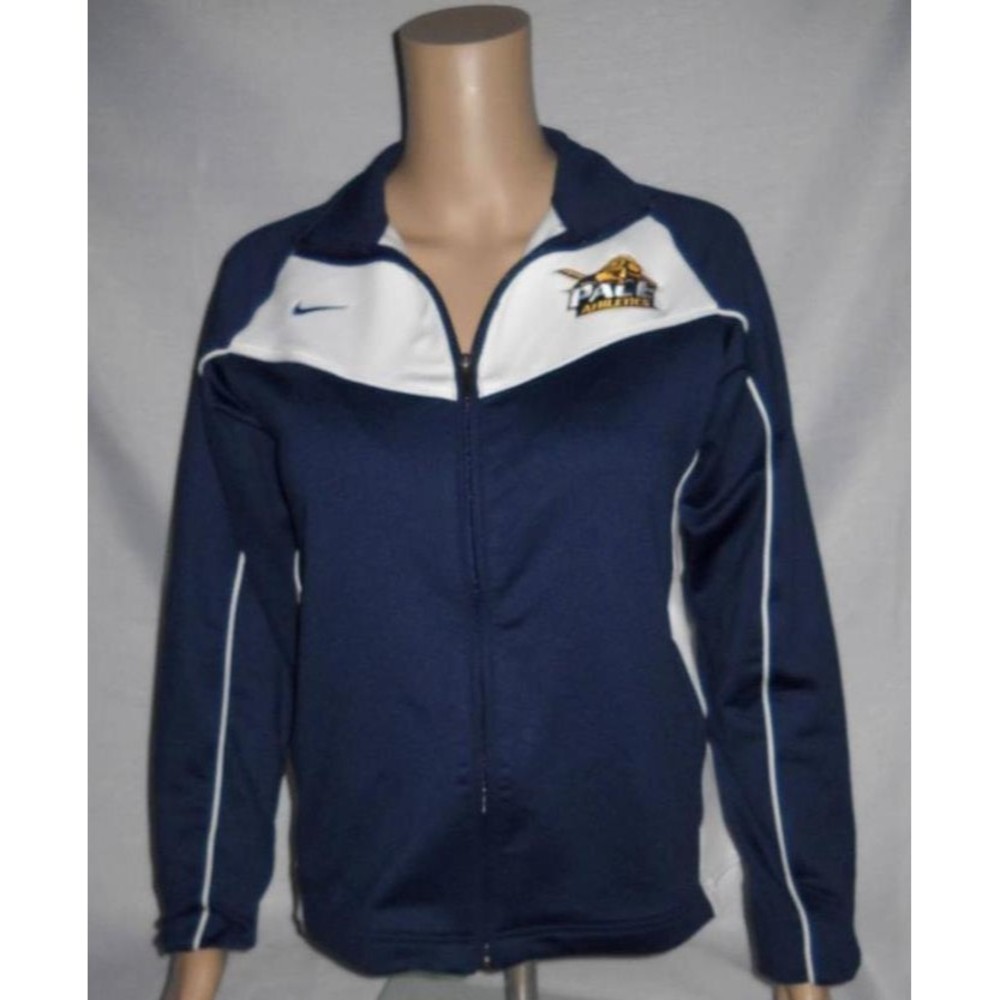 NIKE Pace University Dri Fit Jacket Setters Womens XL Zippered Pockets NCAA